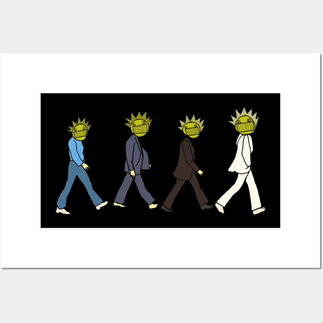 Boognish Beatles - Ween Abbey Road Edition Wall Art by brooklynmpls